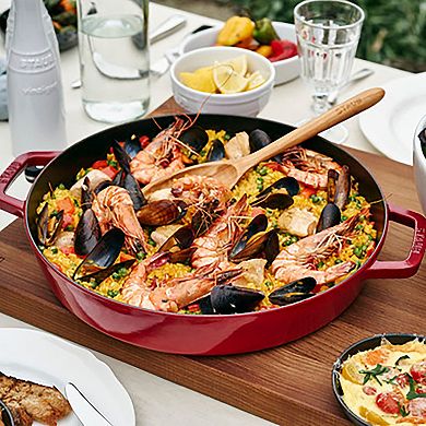 Staub Cast Iron 13-inch Double Handle Fry Pan