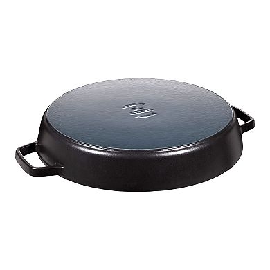 Staub Cast Iron 13-inch Double Handle Fry Pan