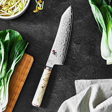 Miyabi Birchwood 7-inch Rocking Santoku Knife
