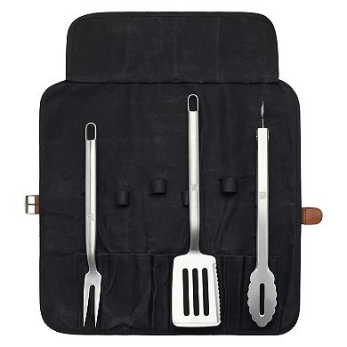Zwilling Bbq+ 4-pc Stainless Steel Grill Tool Set
