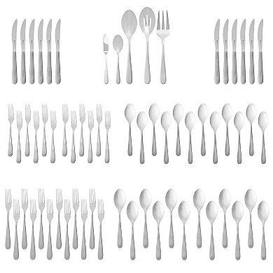 Henckels Lucena 65-pc 18/10 Stainless Steel Flatware Set