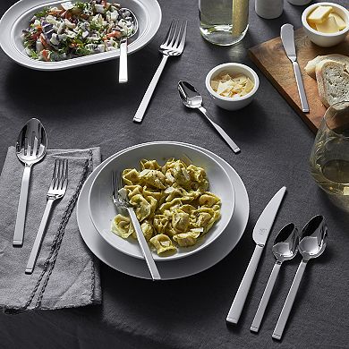 Zwilling Squared 45-pc 18/10 Stainless Steel Flatware Set