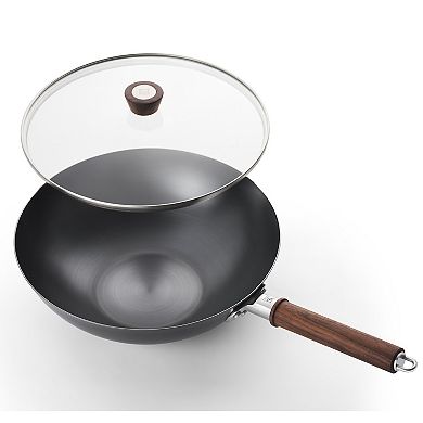 Zwilling Dragon 12-inch Carbon Steel Wok With Lid
