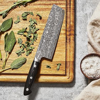 Kramer By Zwilling Euroline Damascus Collection 6.5-inch Nakiri Knife