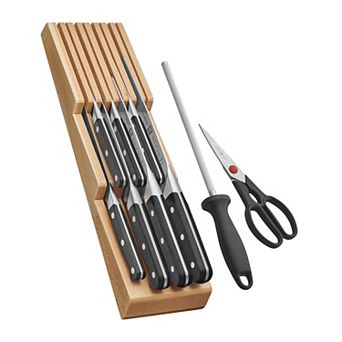 Zwilling Pro 10 pc Knife Block Set With In-drawer Knife Tray