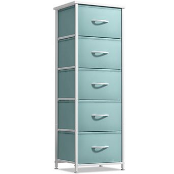 Sorbus 5 Drawers Narrow Dresser For Small Spaces, Closets, Bedroom, Bathroom & Laundry
