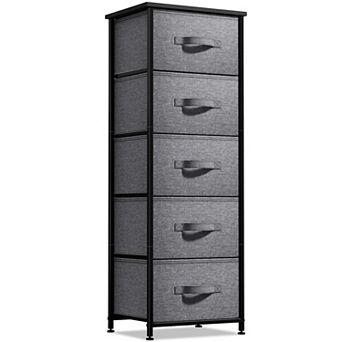 Sorbus 5 Drawers Narrow Dresser For Small Spaces, Closets, Bedroom, Bathroom & Laundry
