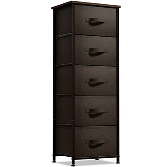 Sorbus 5 Drawers Narrow Dresser For Small Spaces, Closets, Bedroom, Bathroom & Laundry