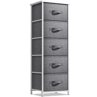 Sorbus 5 Drawers Narrow Dresser For Small Spaces, Closets, Bedroom, Bathroom & Laundry