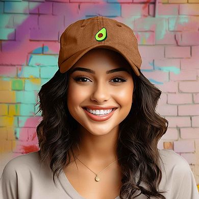 Dalix Avocado Embroidered Food Hat