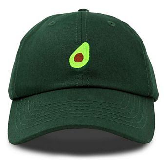 Dalix Avocado Embroidered Food Hat