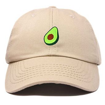 Dalix Avocado Embroidered Food Hat