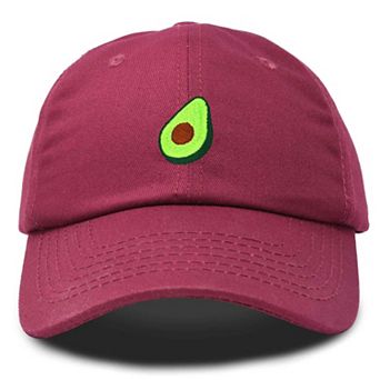 Dalix Avocado Embroidered Food Hat