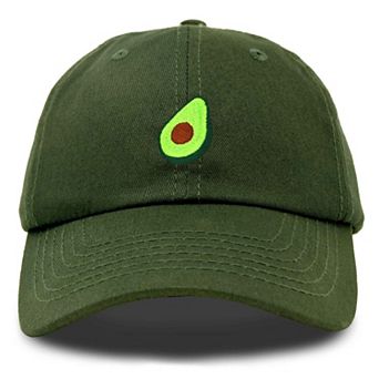 Dalix Avocado Embroidered Food Hat