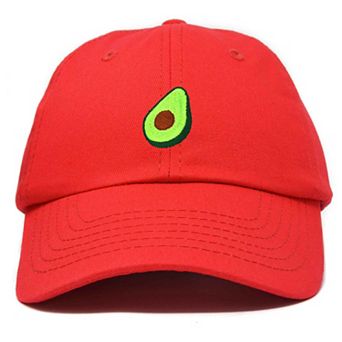 Dalix Avocado Embroidered Food Hat