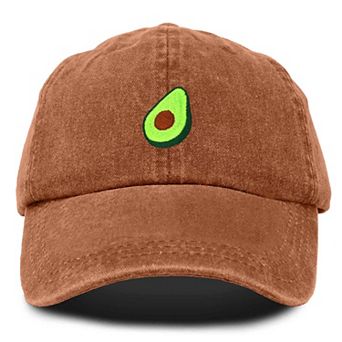 Dalix Avocado Embroidered Food Hat