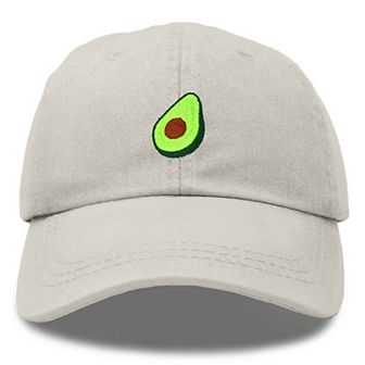 Dalix Avocado Embroidered Food Hat
