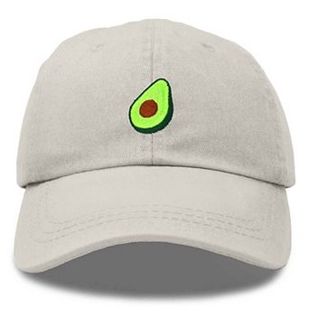 Dalix Avocado Embroidered Food Hat