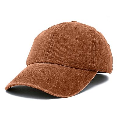 Dalix Washed Cotton Baseball Cap