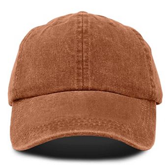 Dalix Washed Cotton Baseball Cap