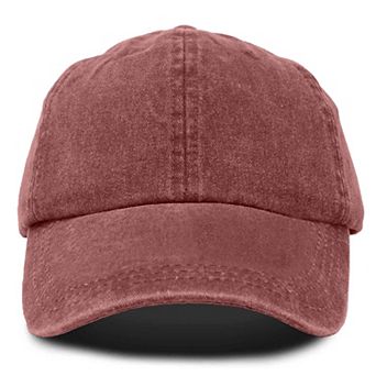 Dalix Washed Cotton Baseball Cap