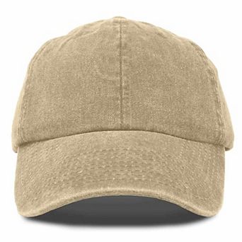Dalix Washed Cotton Baseball Cap