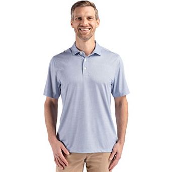 Cutter & Buck Pike Diamond Dot Print Recycled Mens Big & Tall Polo