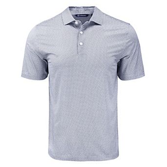 Cutter & Buck Pike Diamond Dot Print Recycled Mens Polo