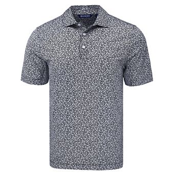 Cutter & Buck Pike Flora Print Recycled Mens Big & Tall Polo