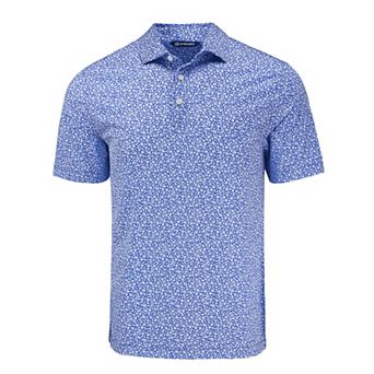 Cutter & Buck Pike Flora Print Recycled Mens Big & Tall Polo
