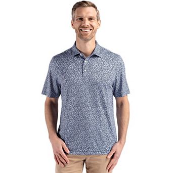 Cutter & Buck Pike Flora Print Recycled Mens Big & Tall Polo