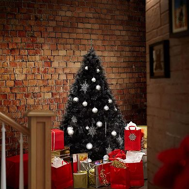 6Ft Realistic Artificial Christmas Tree with Metal Stand