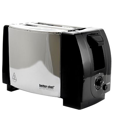 Better Chef Two Slice Toaster-Stainless Steel