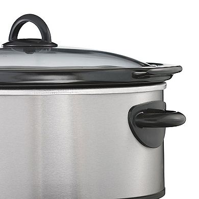 Brentwood 8.0 Quart Slow Cooker Stainless Steel
