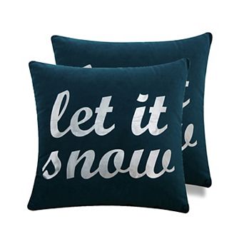 Christmas Icons Throw Pillow - Set Of 2