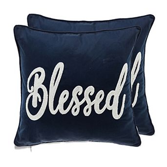 Cottage Icons Throw Pillow - Set Of 2
