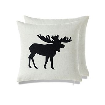 Cottage Icons Throw Pillow - Set Of 2