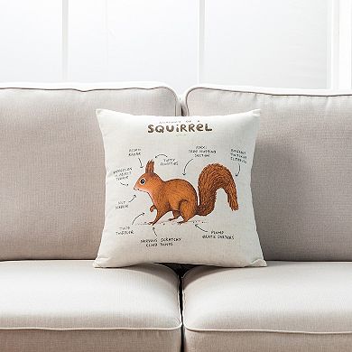 Farmhouse Animals Throw Pillow - Set Of 2