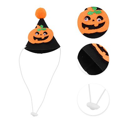 Eye-catching Pet Headwear for Halloween 4.33"x3.94" Black 1 Pcs