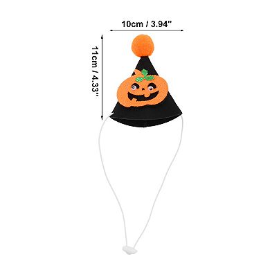Eye-catching Pet Headwear for Halloween 4.33"x3.94" Black 1 Pcs