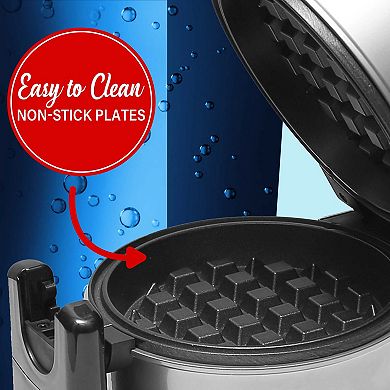 Brentwood 5-Inch Non-Stick Flip Belgian Waffle Maker