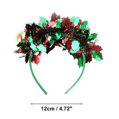 Ball Shape Headband for Christmas 4.72" Diameter Green 1 Pcs