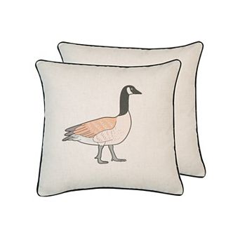 Farmhouse Animals Throw Pillow - Set Of 2