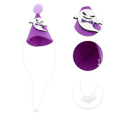 Eye-catching Pet Headwear for Halloween 4.33"x3.15" Purple 1 Pcs