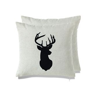 Cottage Icons Throw Pillow - Set Of 2