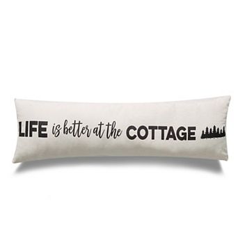 Cottage Icons Throw Pillow
