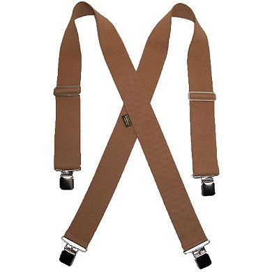 Men's Big & Tall Elastic Clip-end 2 Inch Work Suspenders