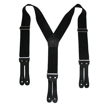 Men's Big & Tall Elastic Button-end Y-back 2 Inch Work Suspenders