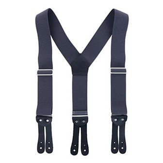 Men's Big & Tall Elastic Button-end Y-back 2 Inch Work Suspenders