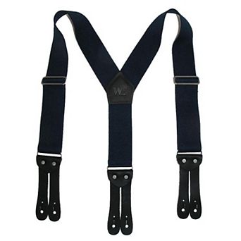 Men's Big & Tall Elastic Button-end Y-back 2 Inch Work Suspenders